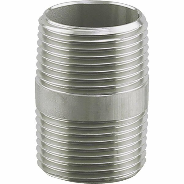 1/4 in. X 3 in. 304 Ss Nipple, Boshart, Mfr#: U2-SSN-0230